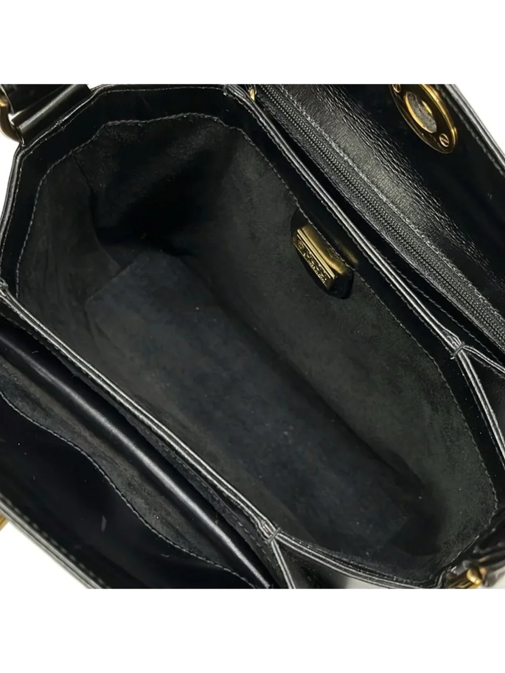 Gucci Handbag Vintage Black Leather
